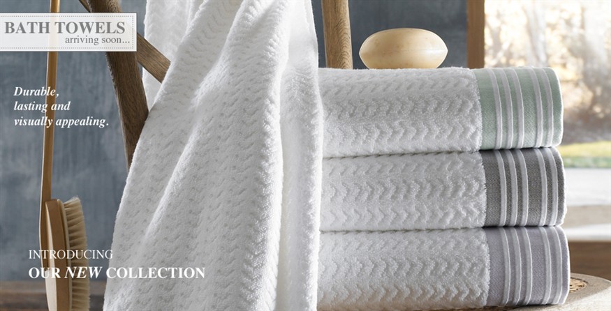 Classic White Bath Towels