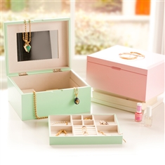 Two Wooden Jewellery Boxes