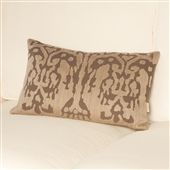 Ikat Cushion - Mink