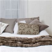 Ikat Cushion - Mink