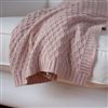 Kitchen & Dining | Soft Furnishings | Powder Pink Knitted Throw