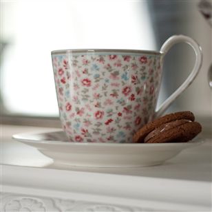 Kitchen & Dining | Tableware | Tilly Off White cup and saucer set