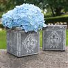 Bath & Beauty | Vases and Planters | Fleur-de-Lis Herb Pots - 2 Medium