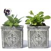 Bath & Beauty | Vases and Planters | Fleur-de-Lis Herb Pots - 2 Medium