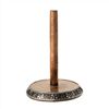 Kitchen & Dining | Tableware | Mango Wood Kitchen Roll Holder With Silver Trim