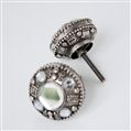 Silver And Crystal Decorative Drawer Knobs