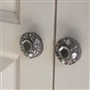 Kitchen & Dining | Hardware and Knobs | Silver And Crystal Decorative Drawer Knobs