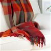 Bedroom | Throw Blankets | Luxury Patterned Wool Throw