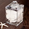 Bath & Beauty | Beauty Organisers | Clear Acrylic Storage Jar