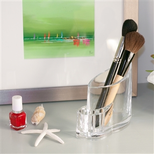 Bath & Beauty | Beauty Organisers | Acrylic Storage Container For Cosmetic Brushes