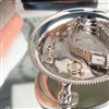 Bath & Beauty | Countertop Accessories | Small Silver Tray With Feet