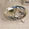 Bath & Beauty | Countertop Accessories | Small Silver Tray With Feet