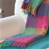 Bedroom | Throw Blankets | Candy Coloured Wool Throw