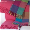 Bedroom | Throw Blankets | Candy Coloured Wool Throw