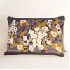 Bedroom | Scatter Cushions | Hand Embroidered Cushion in Indigo Blue