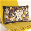 Bedroom | Scatter Cushions | Hand Embroidered Cushion in Indigo Blue