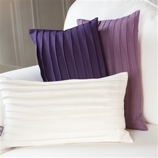 Bedroom | Scatter Cushions | Pleated Linen Cushion With Filling