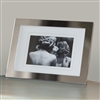 Bedroom | Picture Frames | Small Silver Picture Frame With Double Mount