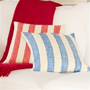 Bedroom | Scatter Cushions | Striped Linen Cushion Covers