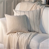 Bedroom | Scatter Cushions | Large Linen Striped Cushion