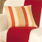 Large Striped Cushion