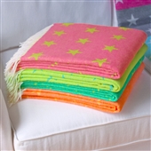 Colourful Star Blanket Throw