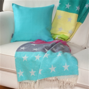 Bedroom | Throw Blankets | Multi Colour Star Throw