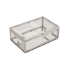 Bedroom | Table Accessories | Set of Two Clear Glass Storage Boxes