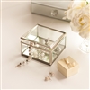 Bedroom | Table Accessories | Set of Two Clear Glass Storage Boxes