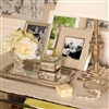 Bedroom | Table Accessories | Set of Two Clear Glass Storage Boxes