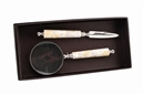 Bedroom | Table Accessories | Mother of Pearl Letter Opener Desk Set