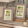 Bedroom | Picture Frames | LARGE Whitewash Wood Grey Picture Frame