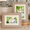 Bedroom | Picture Frames | LARGE Whitewash Wood Grey Picture Frame