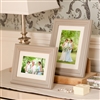 Bedroom | Picture Frames | SMALL Whitewash Wood Grey Picture Frame