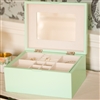 Bedroom | Jewellery Storage | Pastel Green Jewellery Box