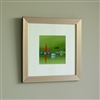 Bedroom | Artwork & Wall Decor | Framed Green Sailing Print