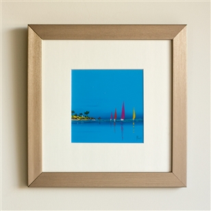 Bedroom | Artwork & Wall Decor | Framed Blue Sailing Print Part 2