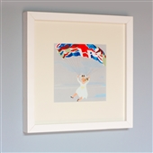 Framed Print Of Parachuting Queen