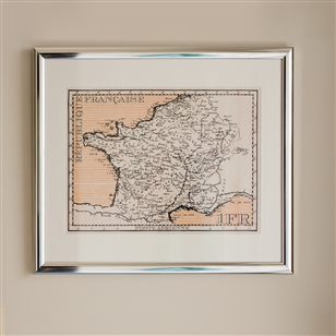 Bedroom | Artwork & Wall Decor | Framed Print of Postage Stamp Style Map 2