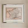 Bedroom | Artwork & Wall Decor | Framed Print of Postage Stamp Style Map 2