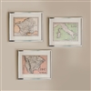 Bedroom | Artwork & Wall Decor | Framed Print of Postage Stamp Style Map 2