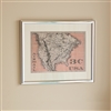 Bedroom | Artwork & Wall Decor | Framed Print of Postage Stamp Style Map 3