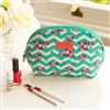Bath & Beauty | Totes & Wash Bags | Set Of Chevron Oval Clutch Toiletry Wash Bags