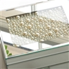 Bedroom | Jewellery Storage | Set of Pearl Topped Mirrored Jewellery Boxes