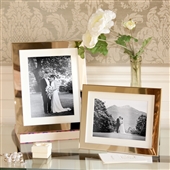 SMALL Polished Silver Picture Frame 