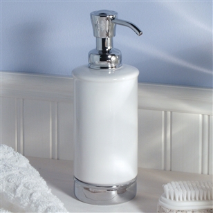 Bedroom | Table Accessories | White Soap Dispenser