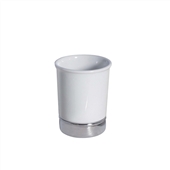 White Bathroom Tumbler 