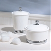 Bedroom | Table Accessories | Small White Ceramic Bathroom Storage Jar