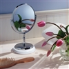 Bedroom | Table Accessories | Silver Pedestal Makeup Mirror