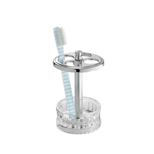 Bath & Beauty | Countertop Accessories | Clear Acrylic Toothbrush Holder Stand